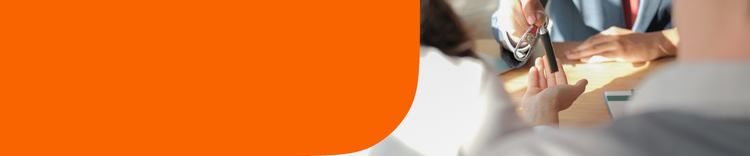 A person handing over car keys