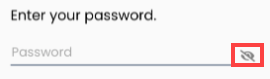 A close-up of a password Description automatically generated