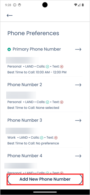 A screenshot of a phone Description automatically generated