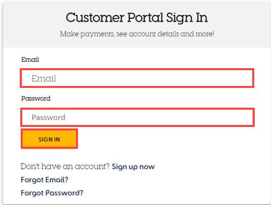 A screenshot of a login box Description automatically generated