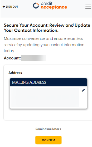 A screenshot of a contact form Description automatically generated