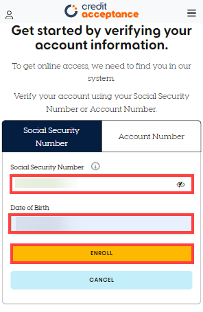 A screenshot of a login form Description automatically generated