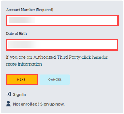 A screenshot of a login page Description automatically generated