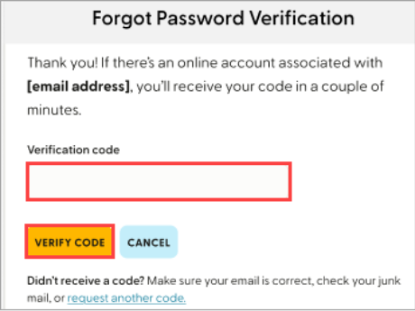 A screenshot of a password verification AI-generated content may be incorrect.