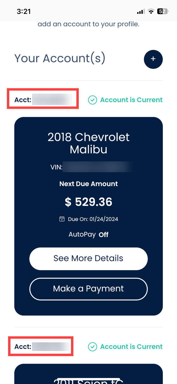 A screenshot of a car purchase Description automatically generated