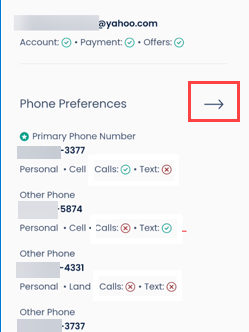 A screenshot of a phone number Description automatically generated