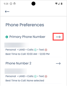 A screenshot of a phone number Description automatically generated